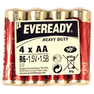 Батарейки Eveready HD AA, 1.5V 4шт